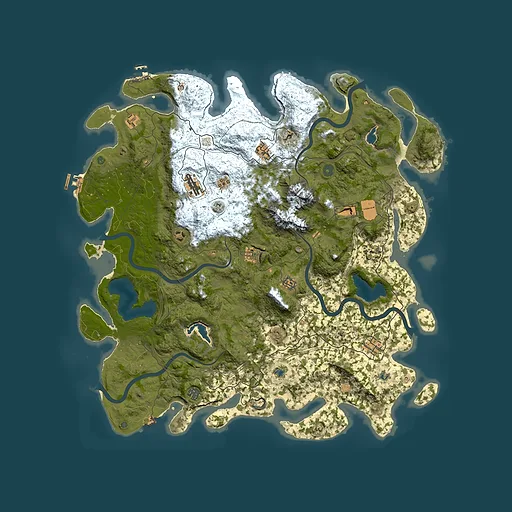Rust map seed 2128346346, 5150x5150m top-down preview