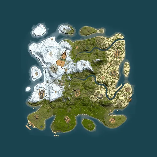 Rust map seed 9502549, 3800x3800m top-down preview