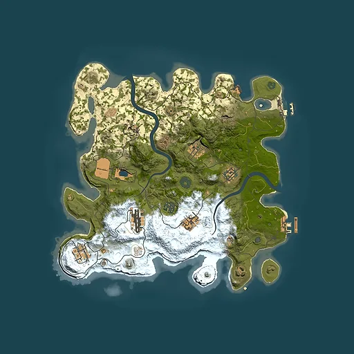 Rust map seed 2111768157, 3500x3500m top-down preview