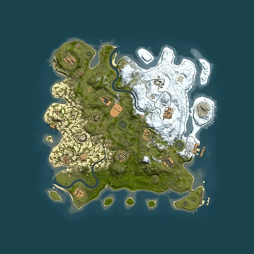 Rust map seed 446544676, 3800x3800m top-down preview
