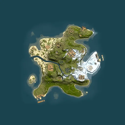 Rust map seed 621119328, 2500x2500m top-down preview