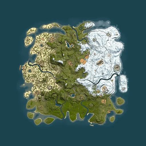Rust map seed 1894635560, 4850x4850m top-down preview