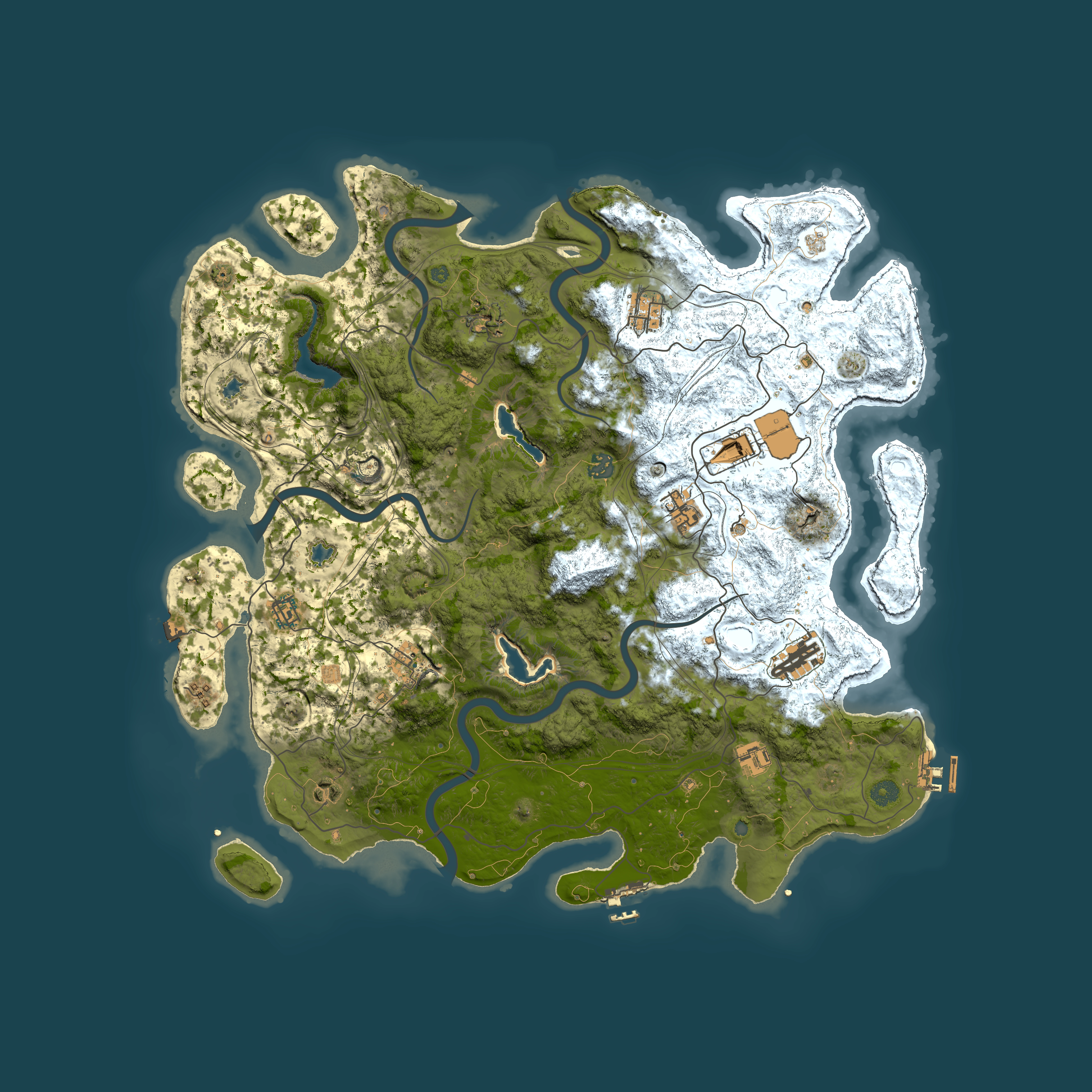 Full top-down render of Rust map seed 267343134, 4750x4750m