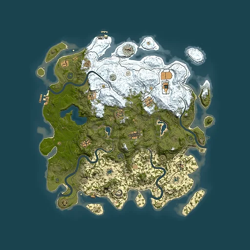 Rust map seed 1716676014, 4650x4650m top-down preview