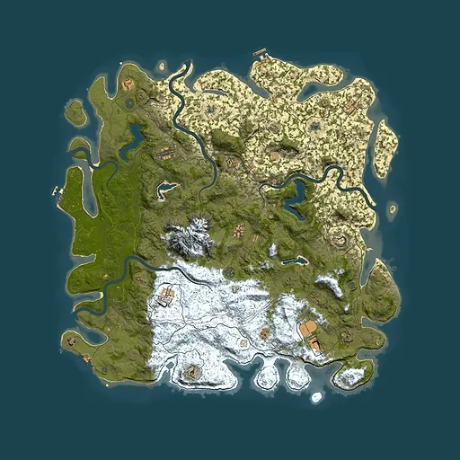Rust map seed 1629050162, 5550x5550m top-down preview