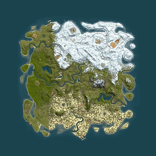 Rust map seed 127140065, 5650x5650m top-down preview