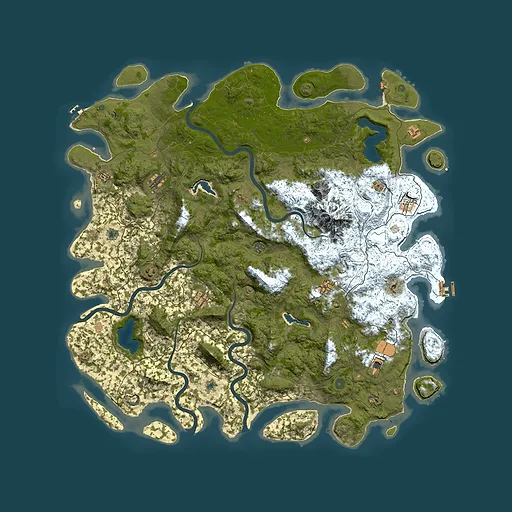 Rust map seed 1676561255, 5750x5750m top-down preview