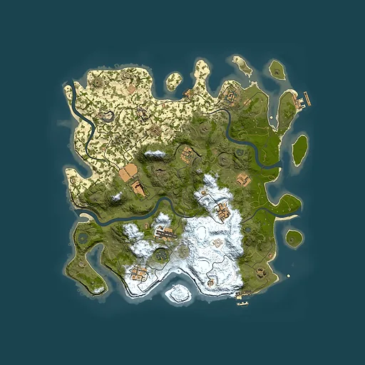 Rust map seed 1637289024, 3900x3900m top-down preview