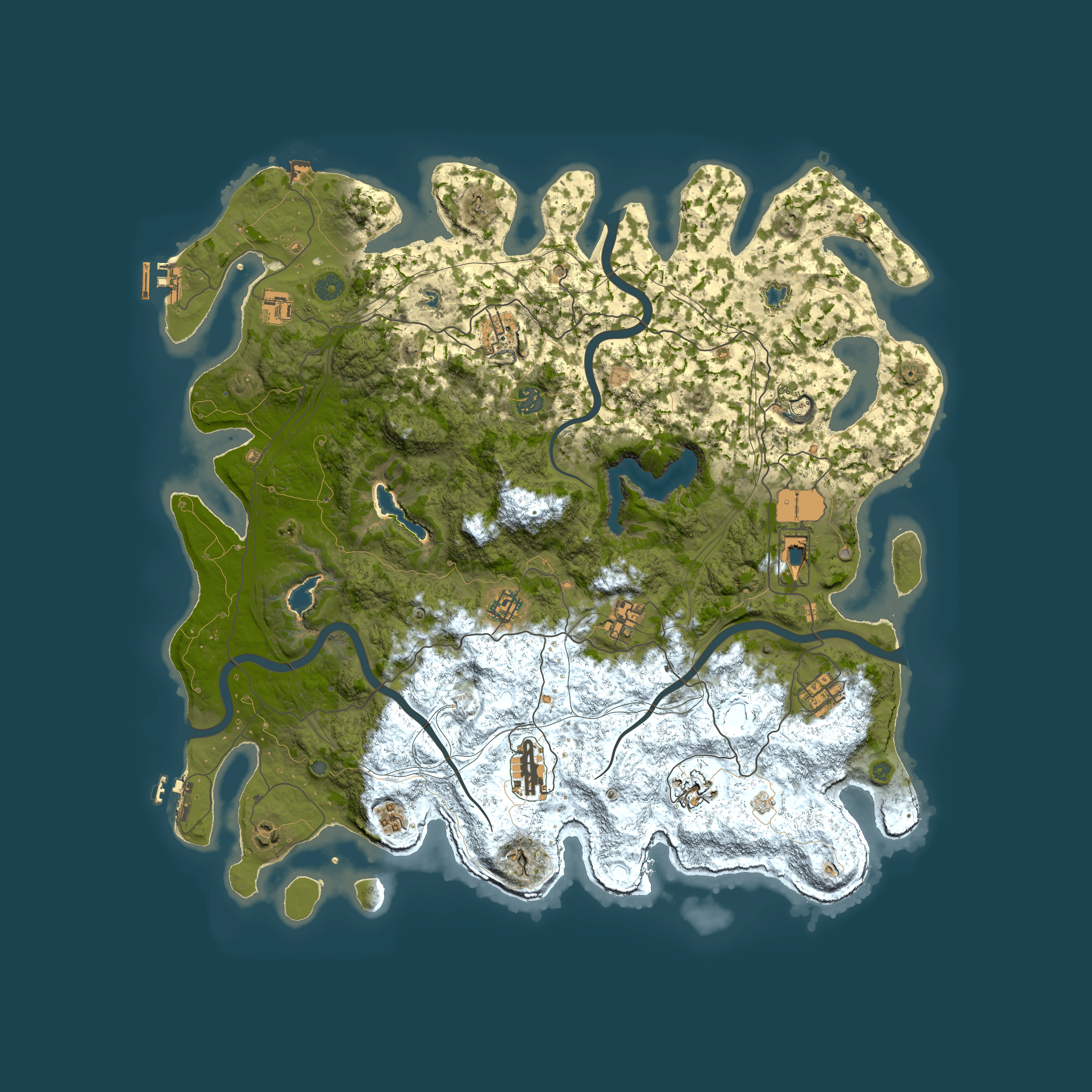 Full top-down render of Rust map seed 1869479608, 4650x4650m