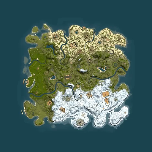 Rust map seed 1394430448, 4550x4550m top-down preview