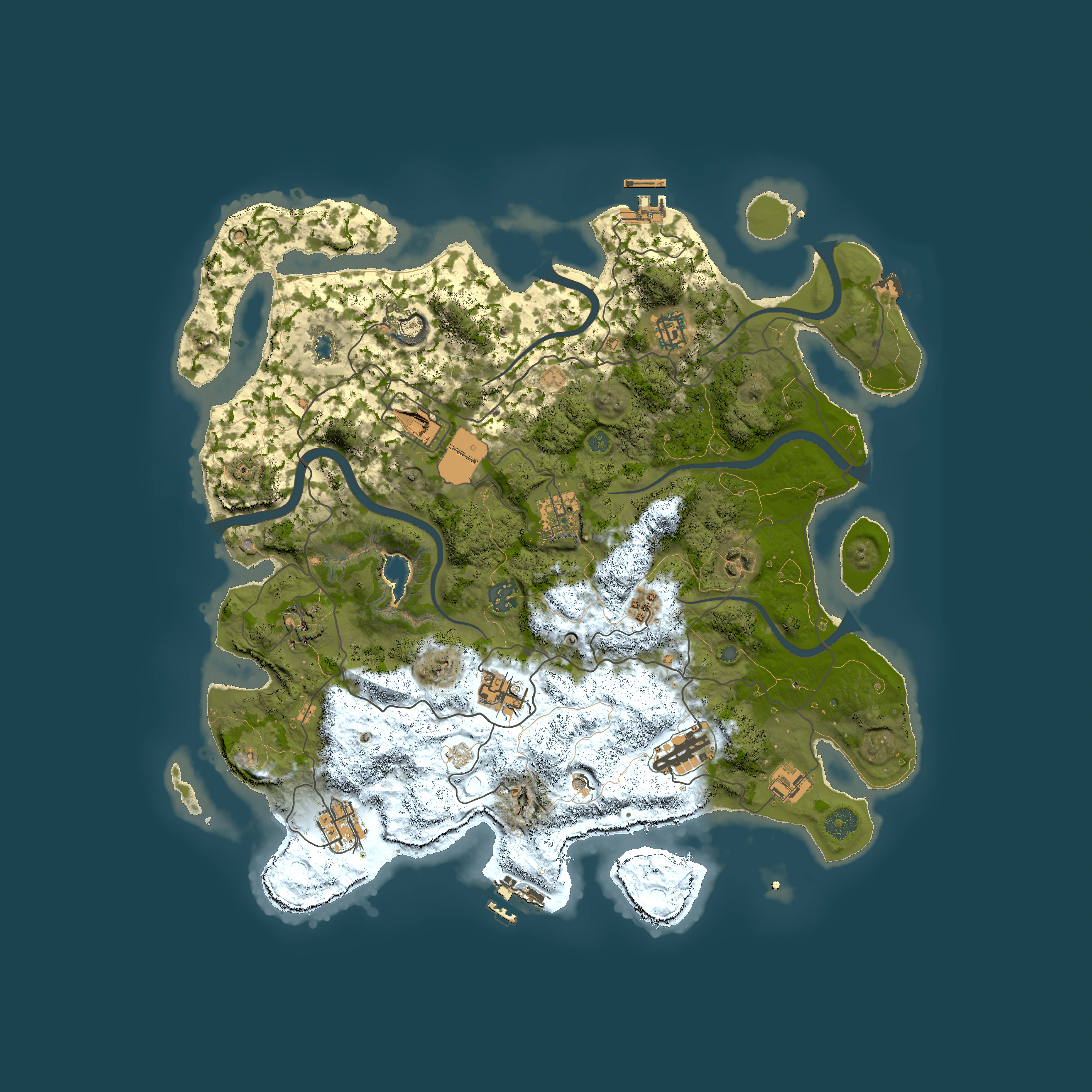 Full top-down render of Rust map seed 1552794000, 4100x4100m