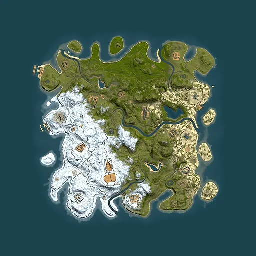 Rust map seed 1200561756, 4500x4500m top-down preview