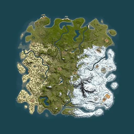 Rust map seed 1210247254, 5750x5750m top-down preview
