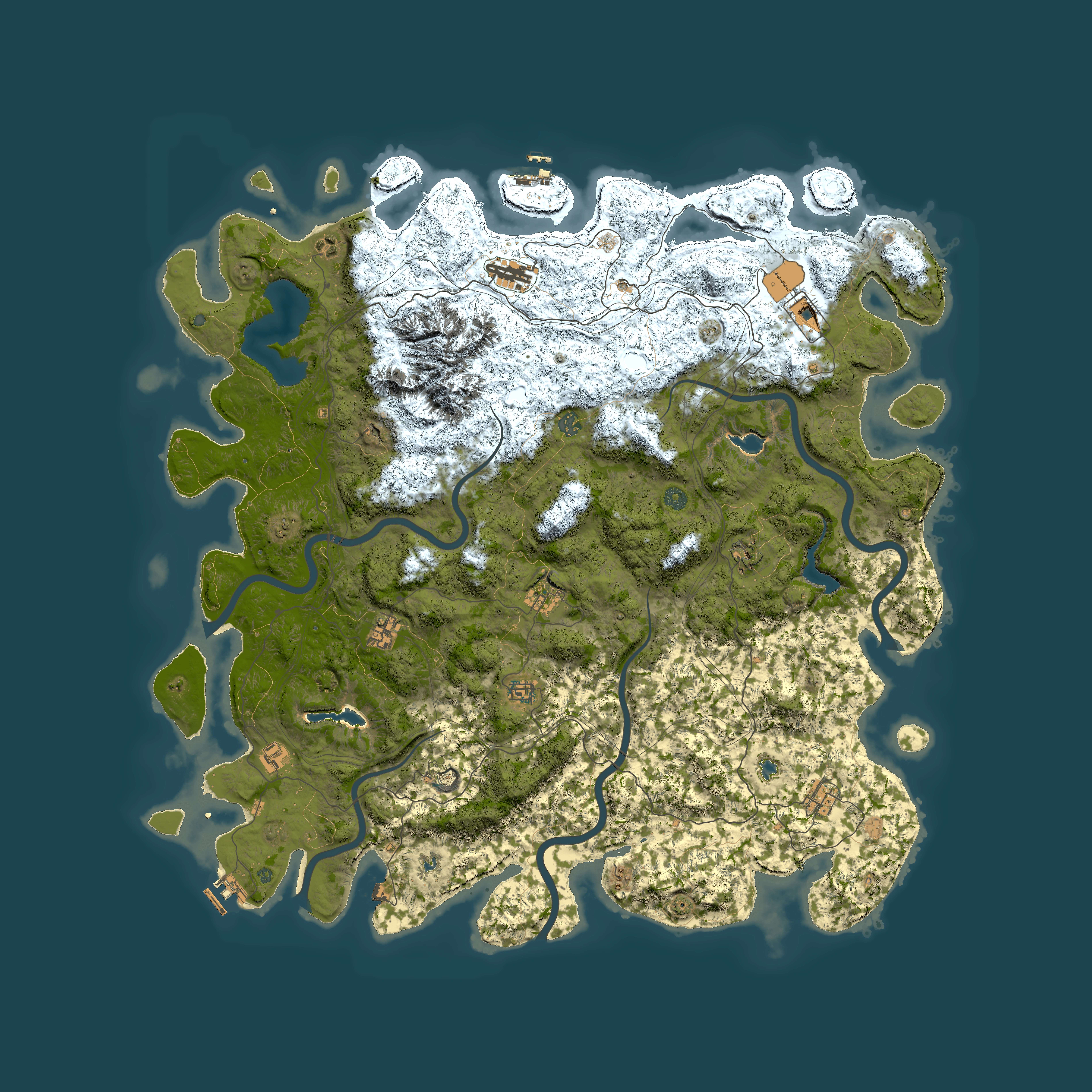 Full top-down render of Rust map seed 305348433, 5650x5650m