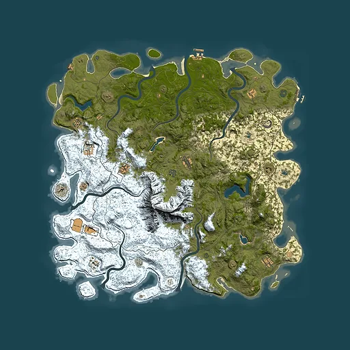 Rust map seed 569335681, 5600x5600m top-down preview