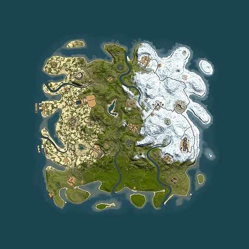 Rust map seed 1606996923, 4200x4200m top-down preview
