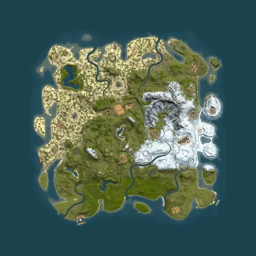 Rust map seed 608877904, 5100x5100m top-down preview