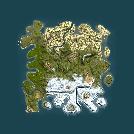 Rust map seed 213692152, 3850x3850m top-down preview