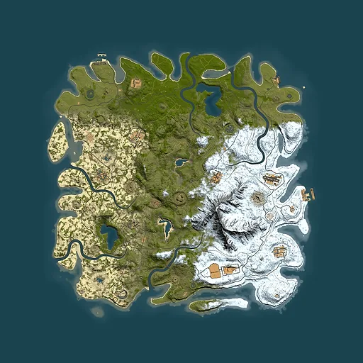 Rust map seed 1815390788, 5150x5150m top-down preview