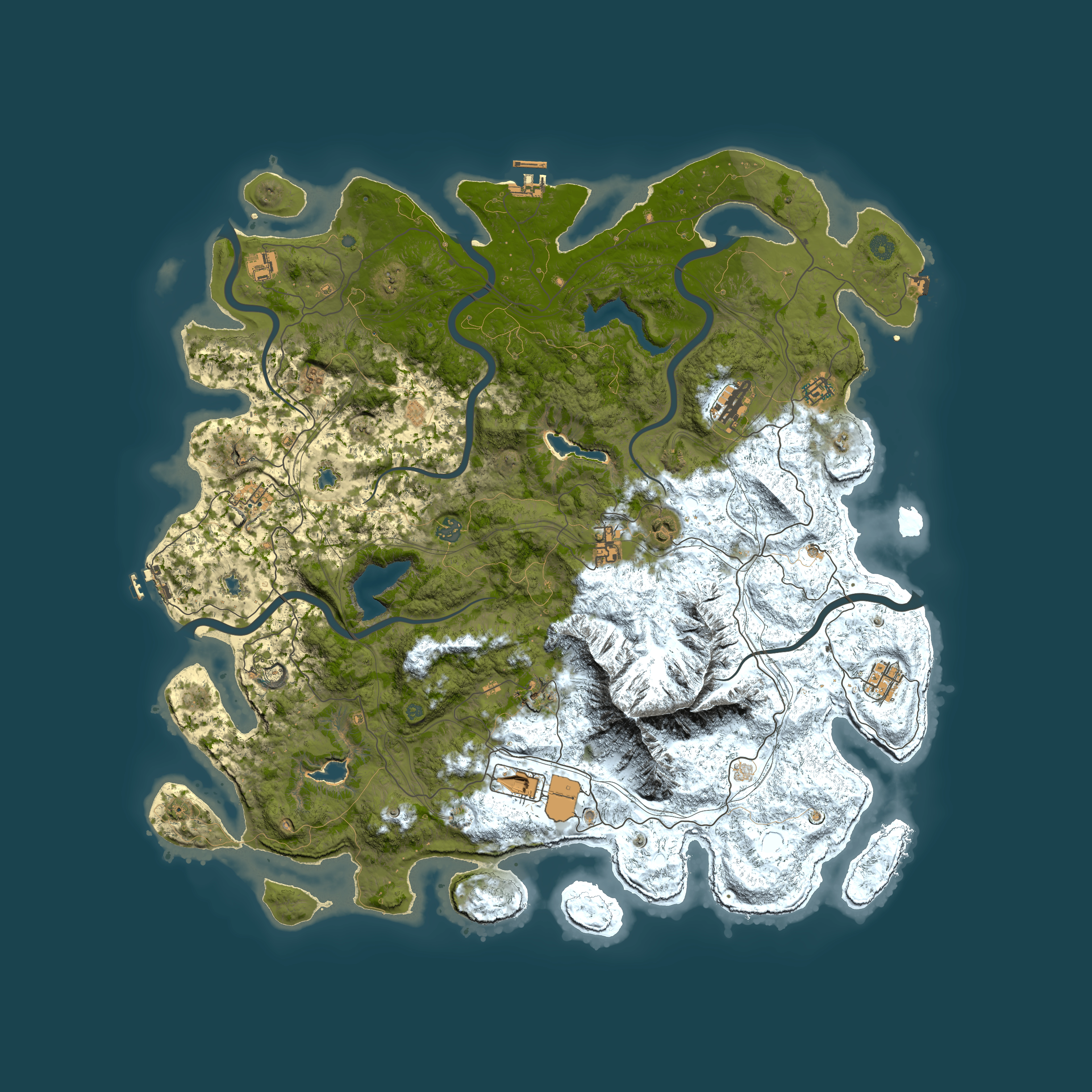 Full top-down render of Rust map seed 1908965070, 5200x5200m