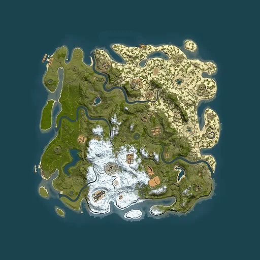 Rust map seed 796045623, 4600x4600m top-down preview
