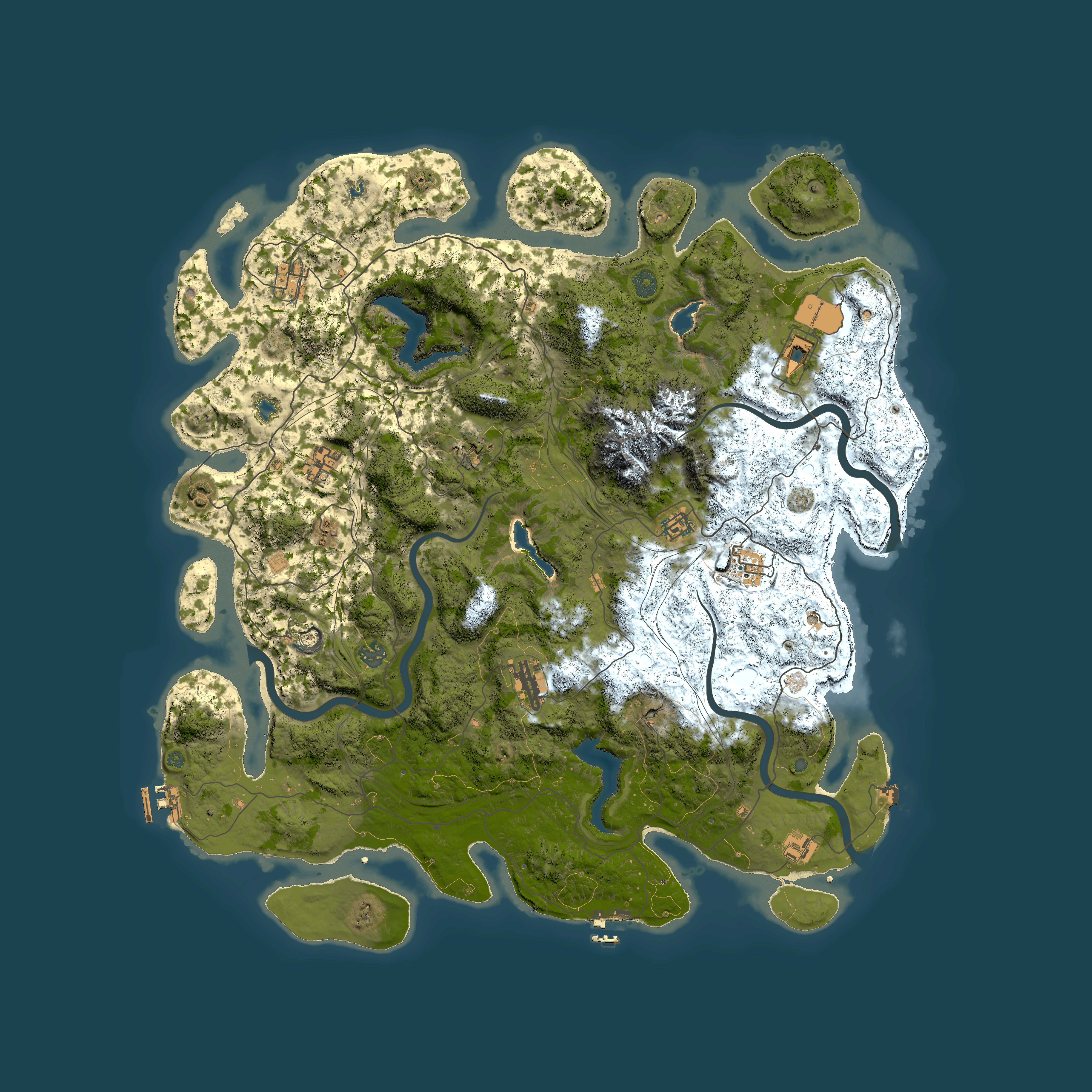 Full top-down render of Rust map seed 1531478882, 5000x5000m