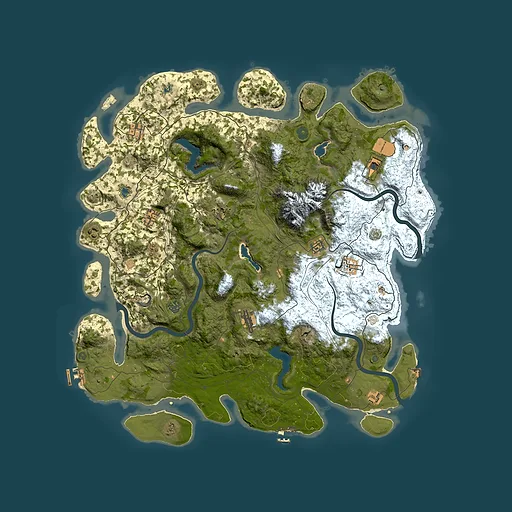 Rust map seed 1531478882, 5000x5000m top-down preview