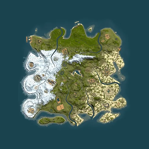 Rust map seed 318143862, 4150x4150m top-down preview