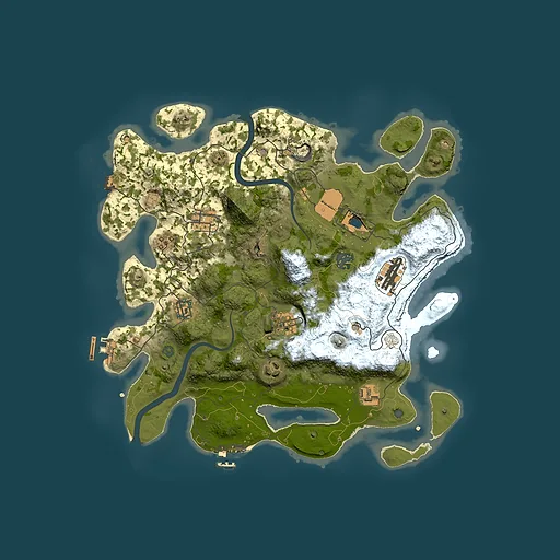 Rust map seed 2117065765, 3600x3600m top-down preview