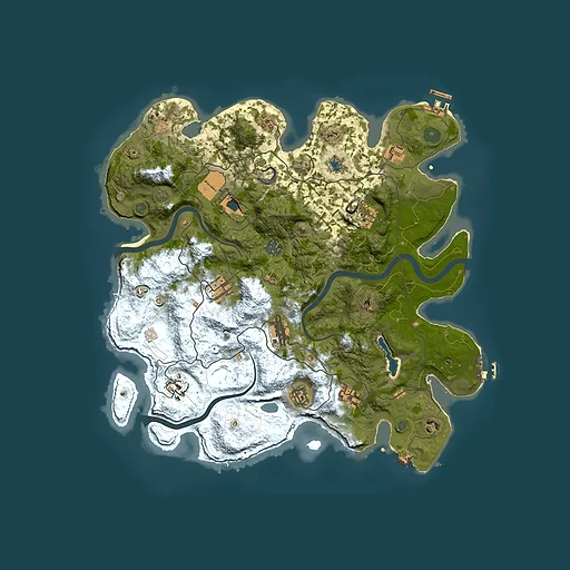 Rust map seed 923116926, 4000x4000m top-down preview