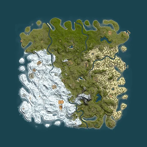 Rust map seed 24267877, 5900x5900m top-down preview