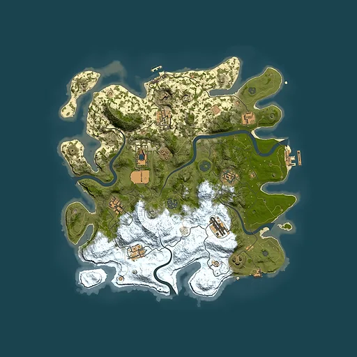 Rust map seed 225931127, 3750x3750m top-down preview