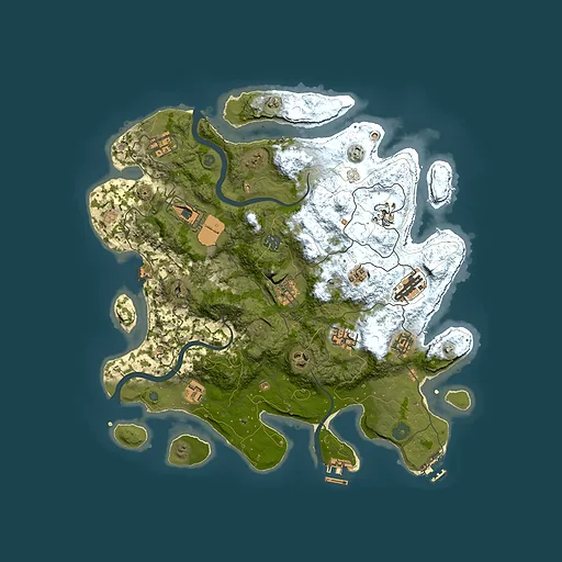 Rust map seed 1328346365, 3800x3800m top-down preview
