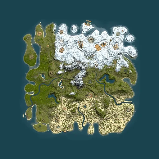 Rust map seed 1755198542, 5100x5100m top-down preview