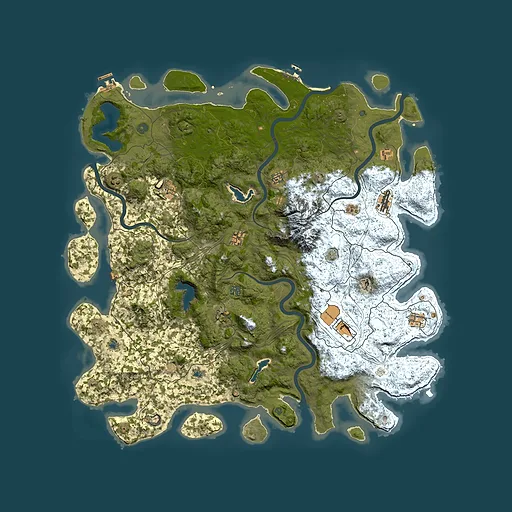 Rust map seed 1885353866, 5500x5500m top-down preview