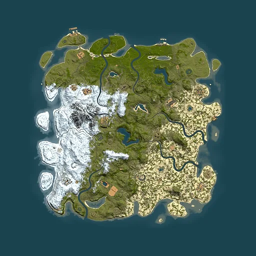 Rust map seed 103513336, 5300x5300m top-down preview