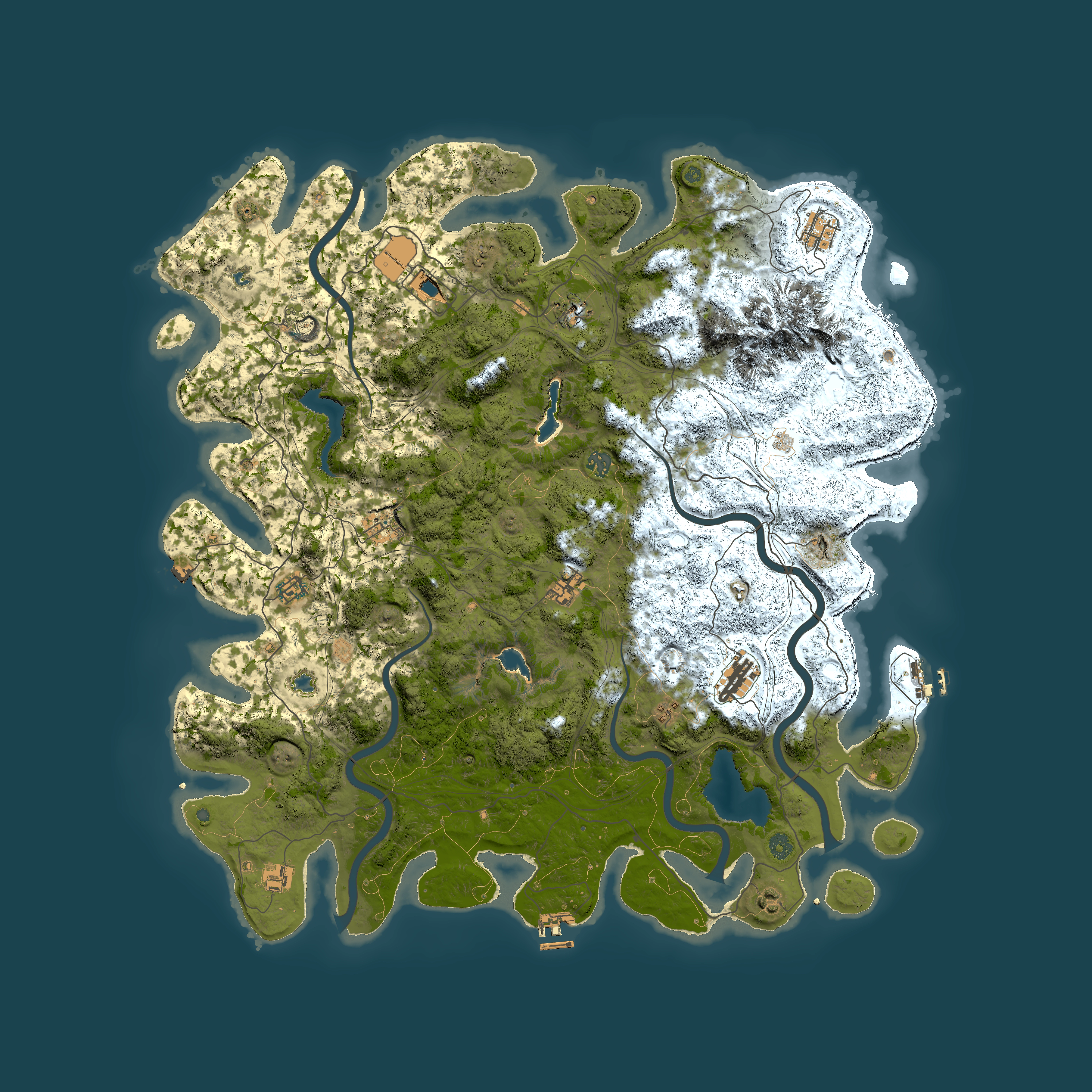 Full top-down render of Rust map seed 802136293, 5250x5250m