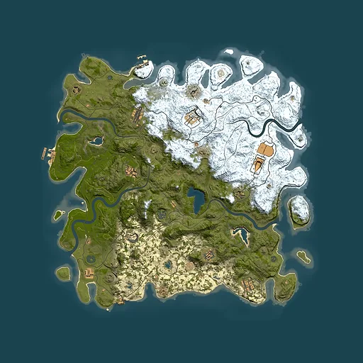 Rust map seed 1140083482, 4850x4850m top-down preview