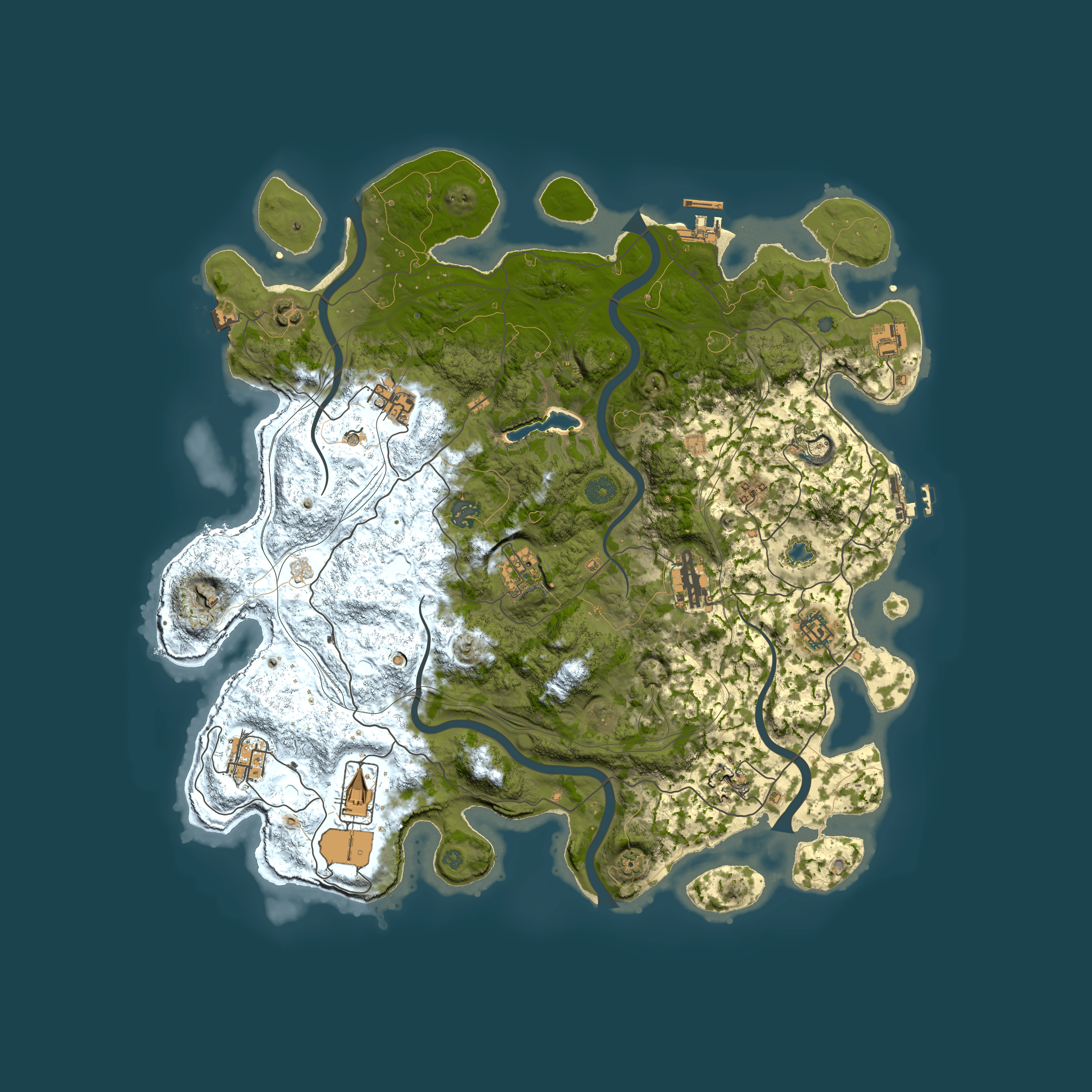 Full top-down render of Rust map seed 2078393286, 4350x4350m
