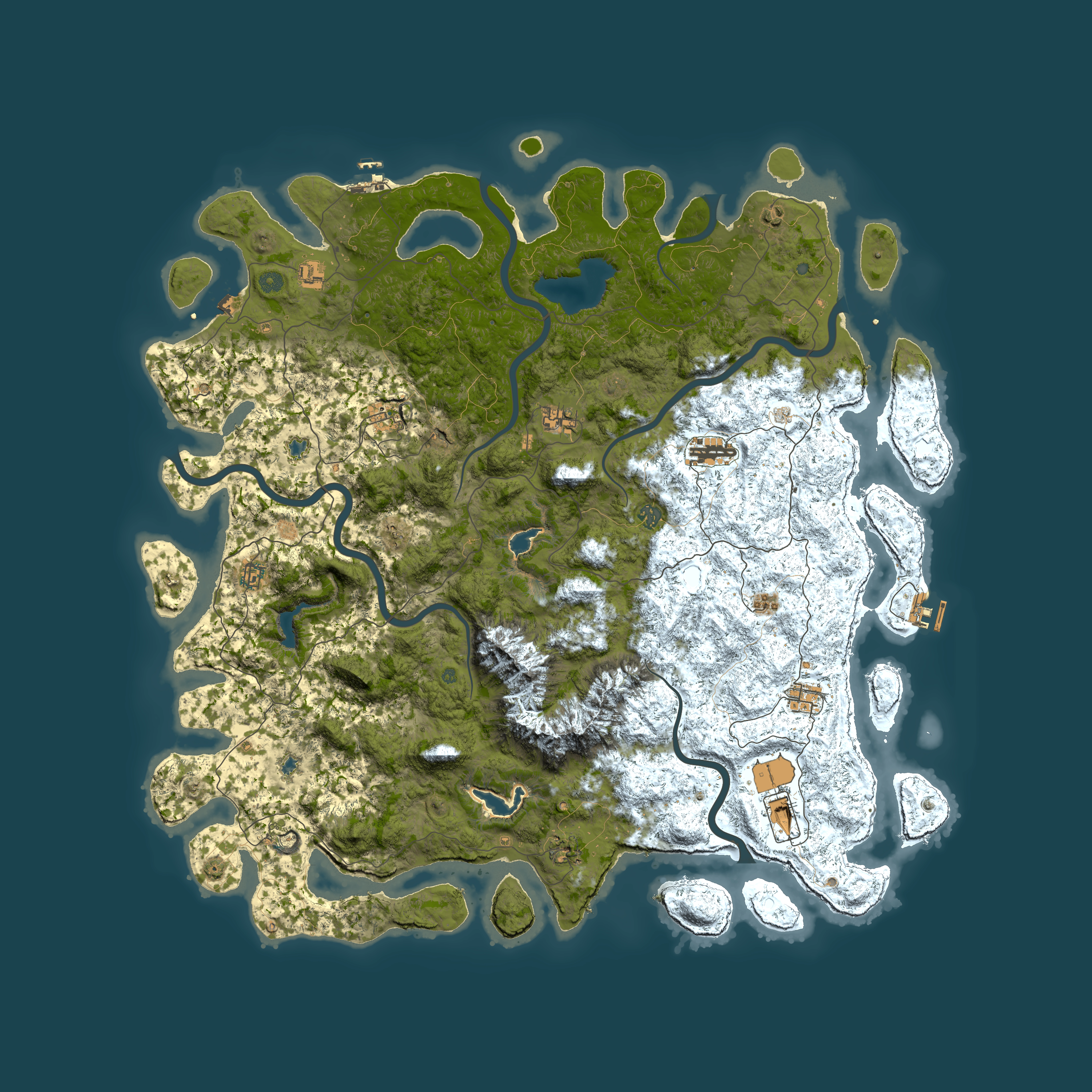 Full top-down render of Rust map seed 2129987259, 5650x5650m