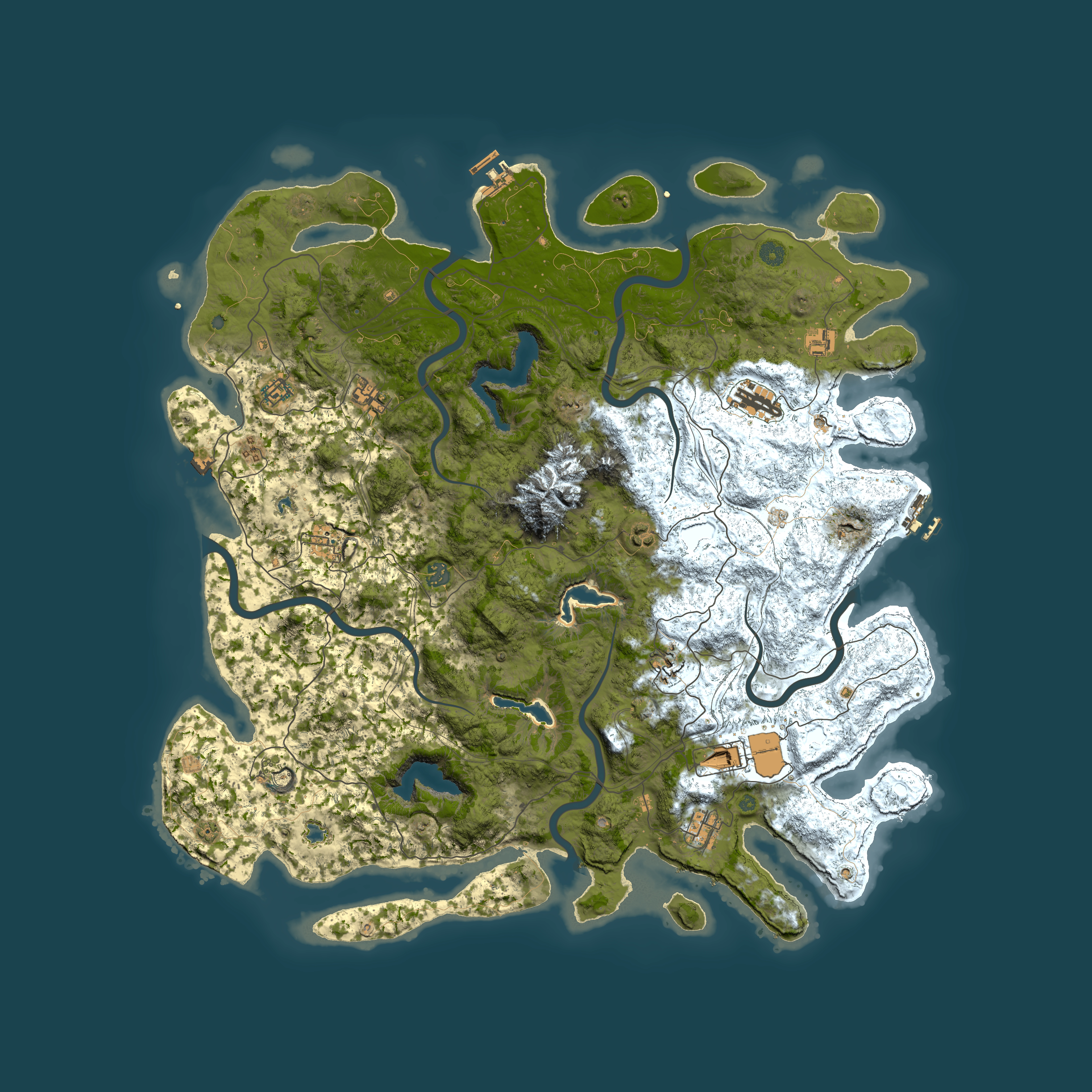 Full top-down render of Rust map seed 370659047, 5200x5200m