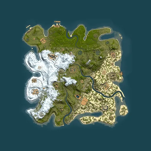 Rust map seed 1089246655, 3950x3950m top-down preview