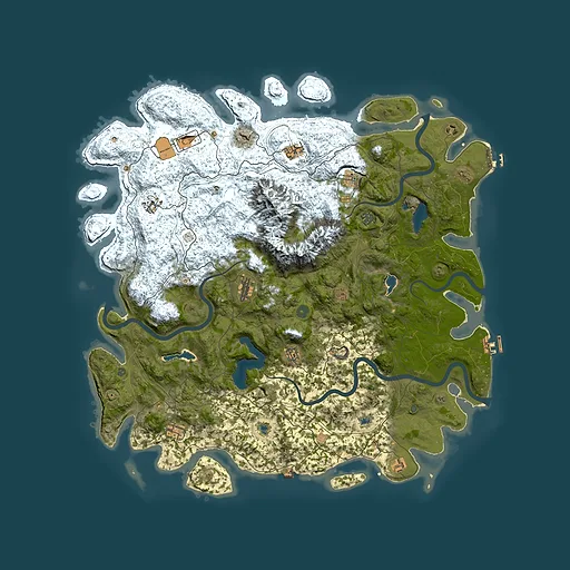 Rust map seed 110339812, 5400x5400m top-down preview