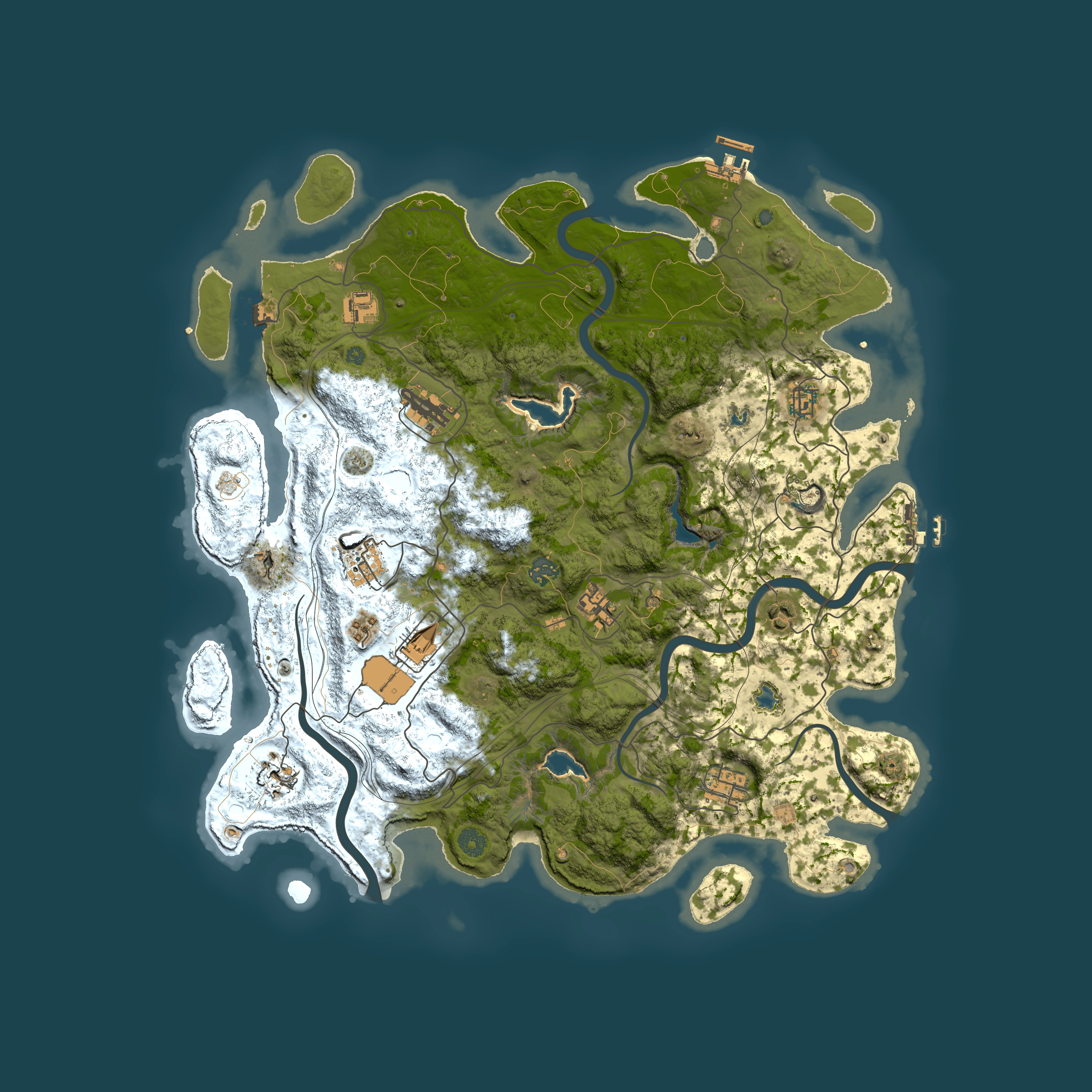 Full top-down render of Rust map seed 1748534773, 4500x4500m