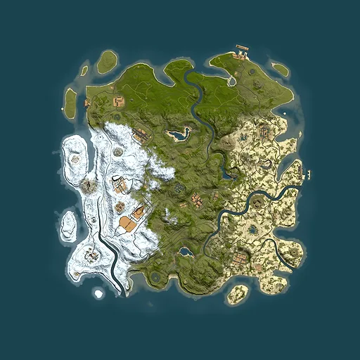 Rust map seed 1748534773, 4500x4500m top-down preview