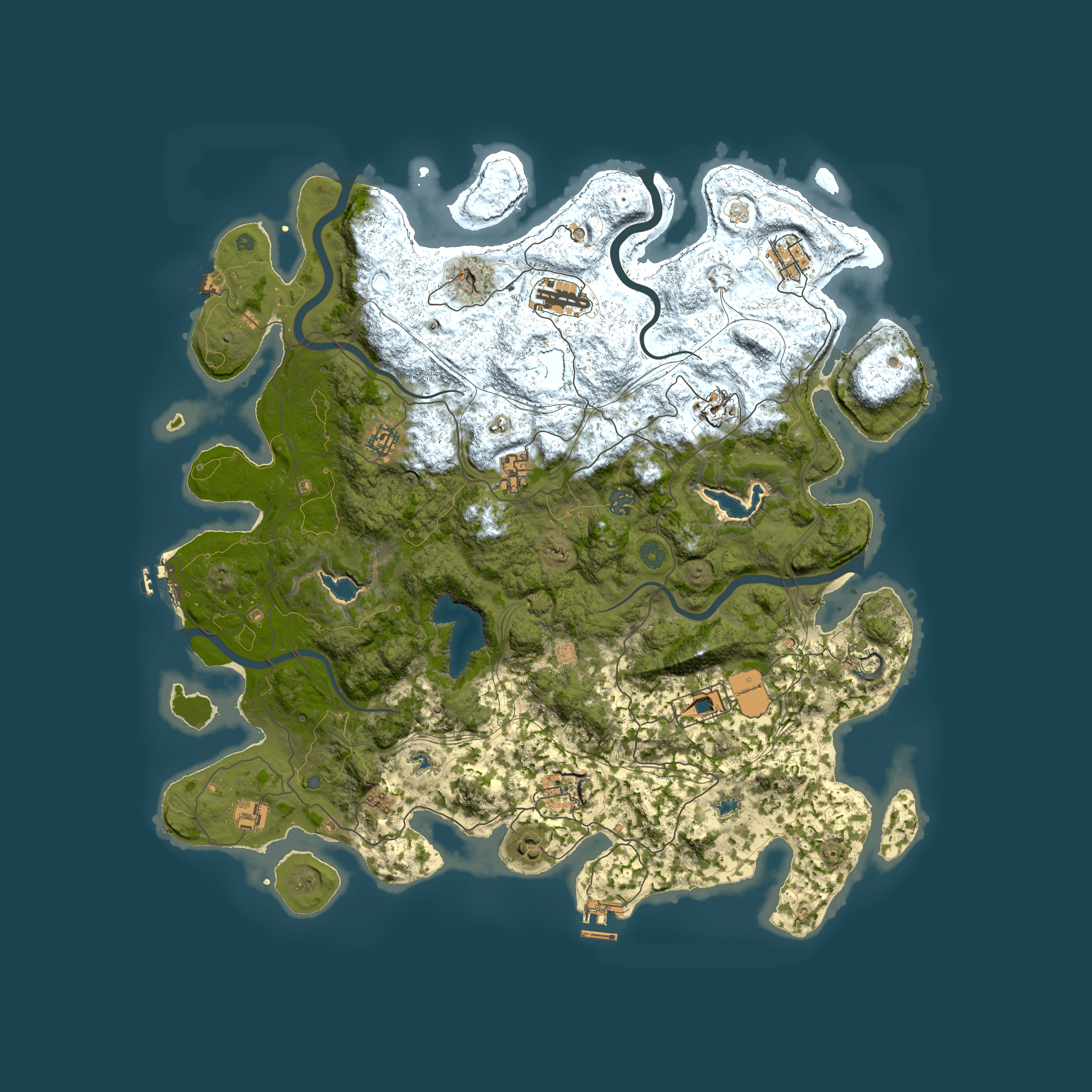 Full top-down render of Rust map seed 1581388270, 4800x4800m