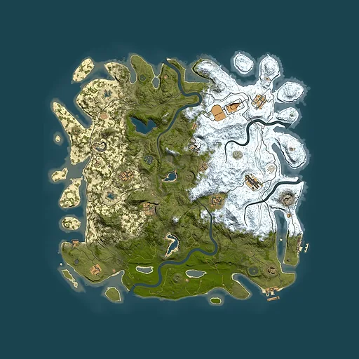 Rust map seed 460062130, 4650x4650m top-down preview