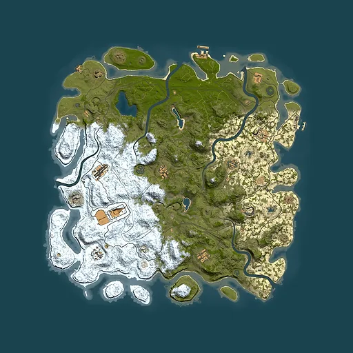 Rust map seed 1253893333, 4900x4900m top-down preview