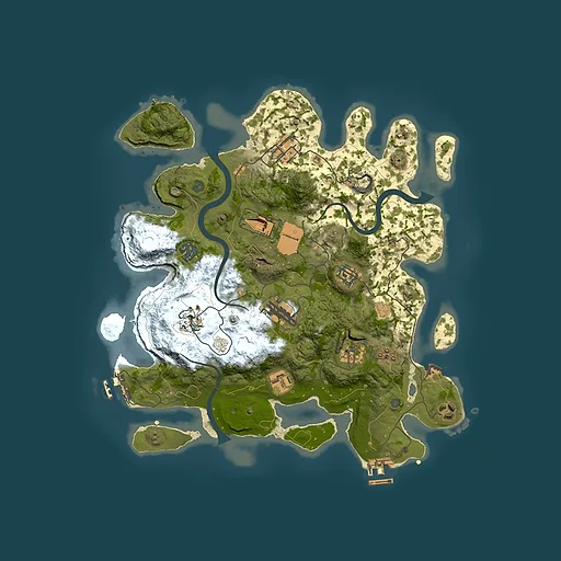 Rust map seed 1975345602, 3550x3550m top-down preview