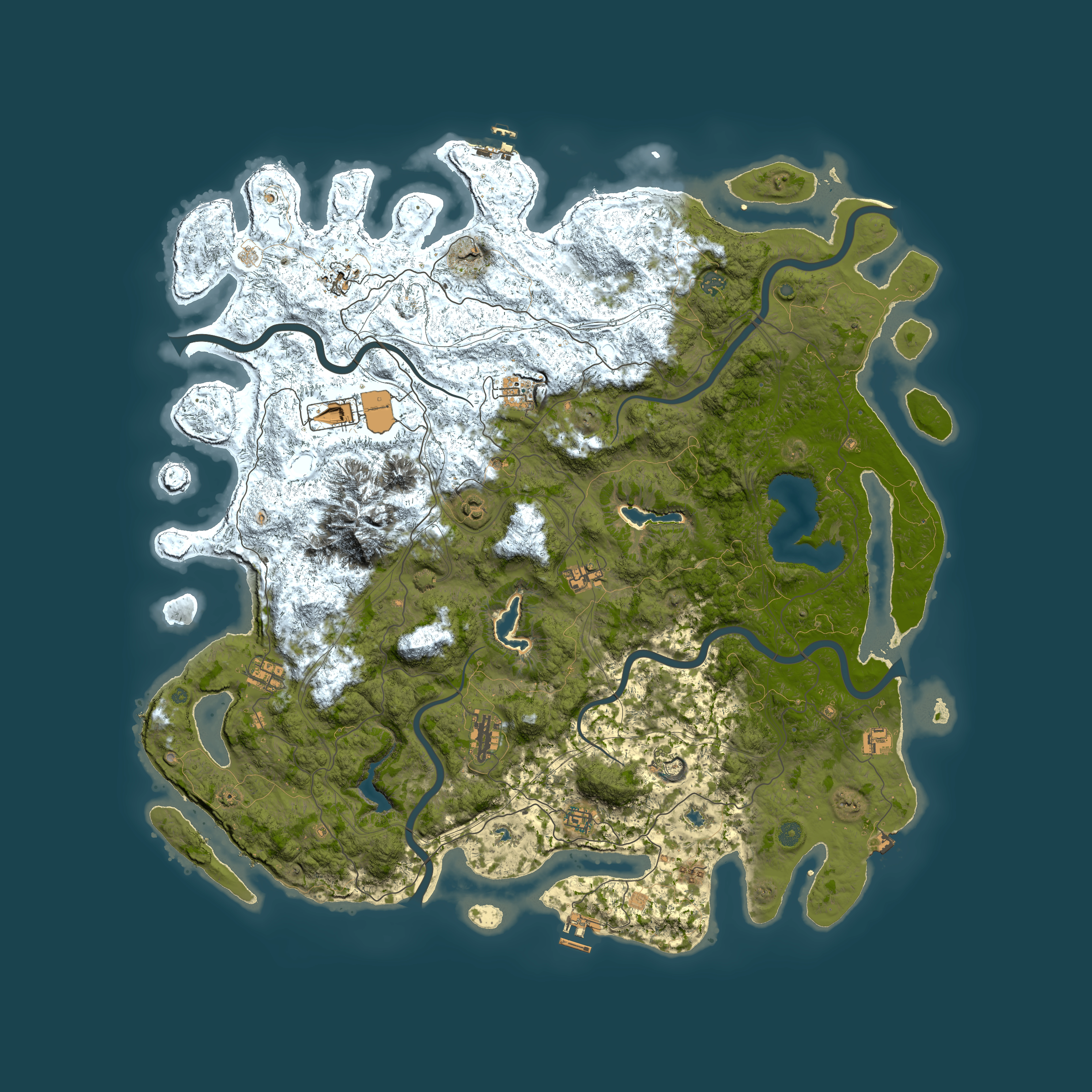 Full top-down render of Rust map seed 625057396, 5500x5500m